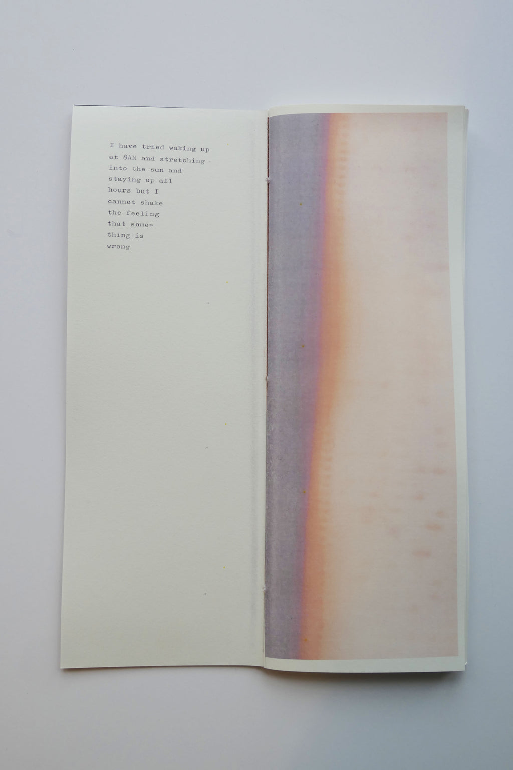 We Move Slowly in the Mornings - Dummy Publication