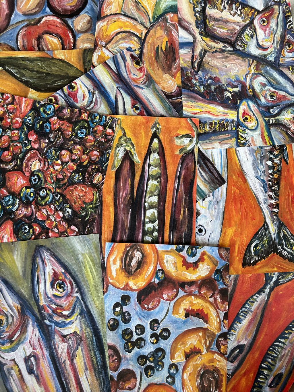 Mystery Prints, 3pk - Fruits&Fish Series