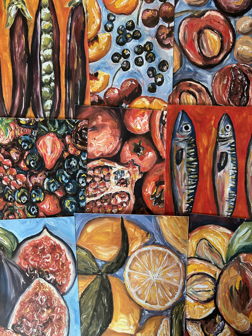 Mystery Prints, 3pk - Fruits&Fish Series