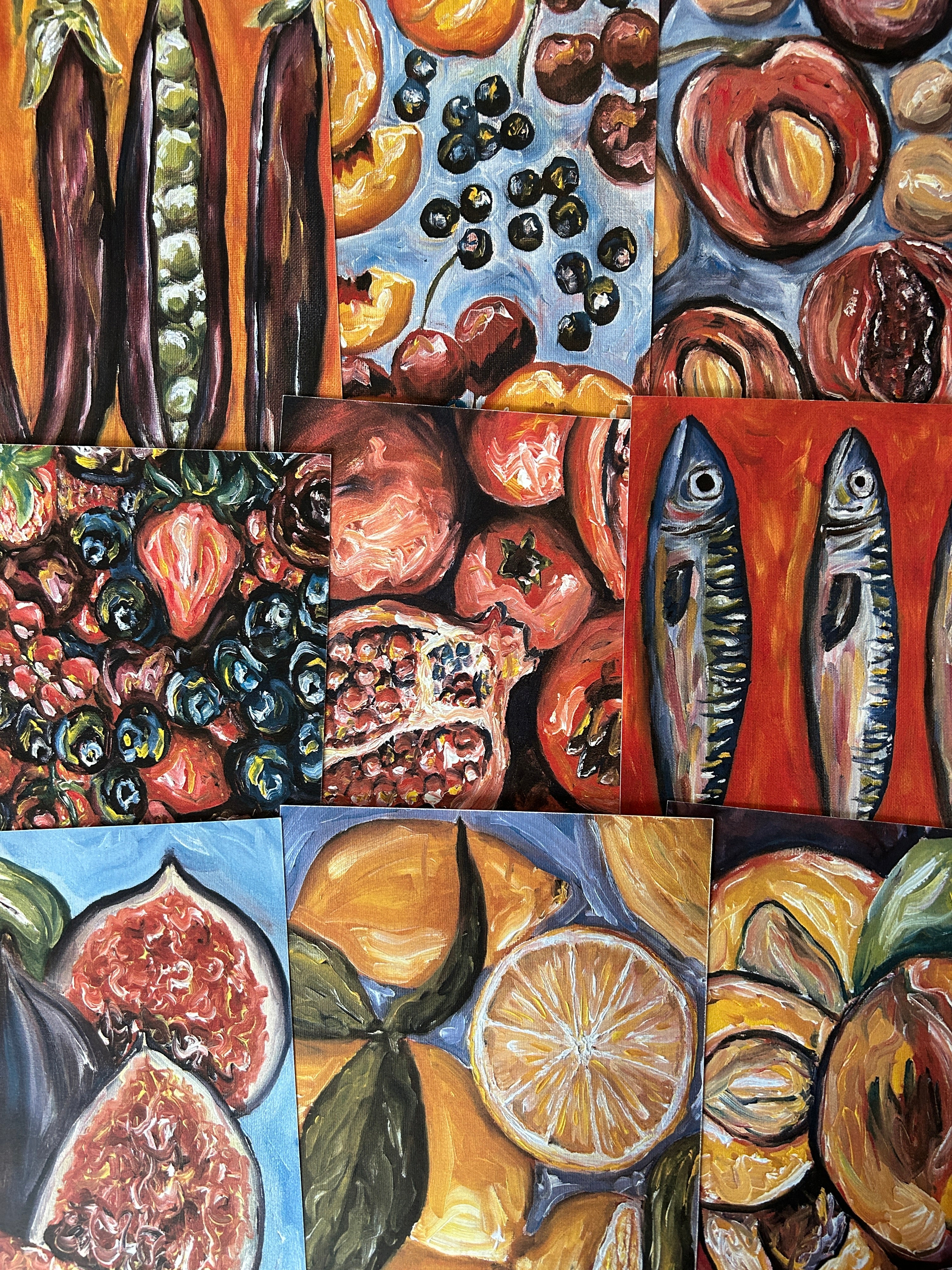 Mystery Prints, 3pk - Fruits&Fish Series
