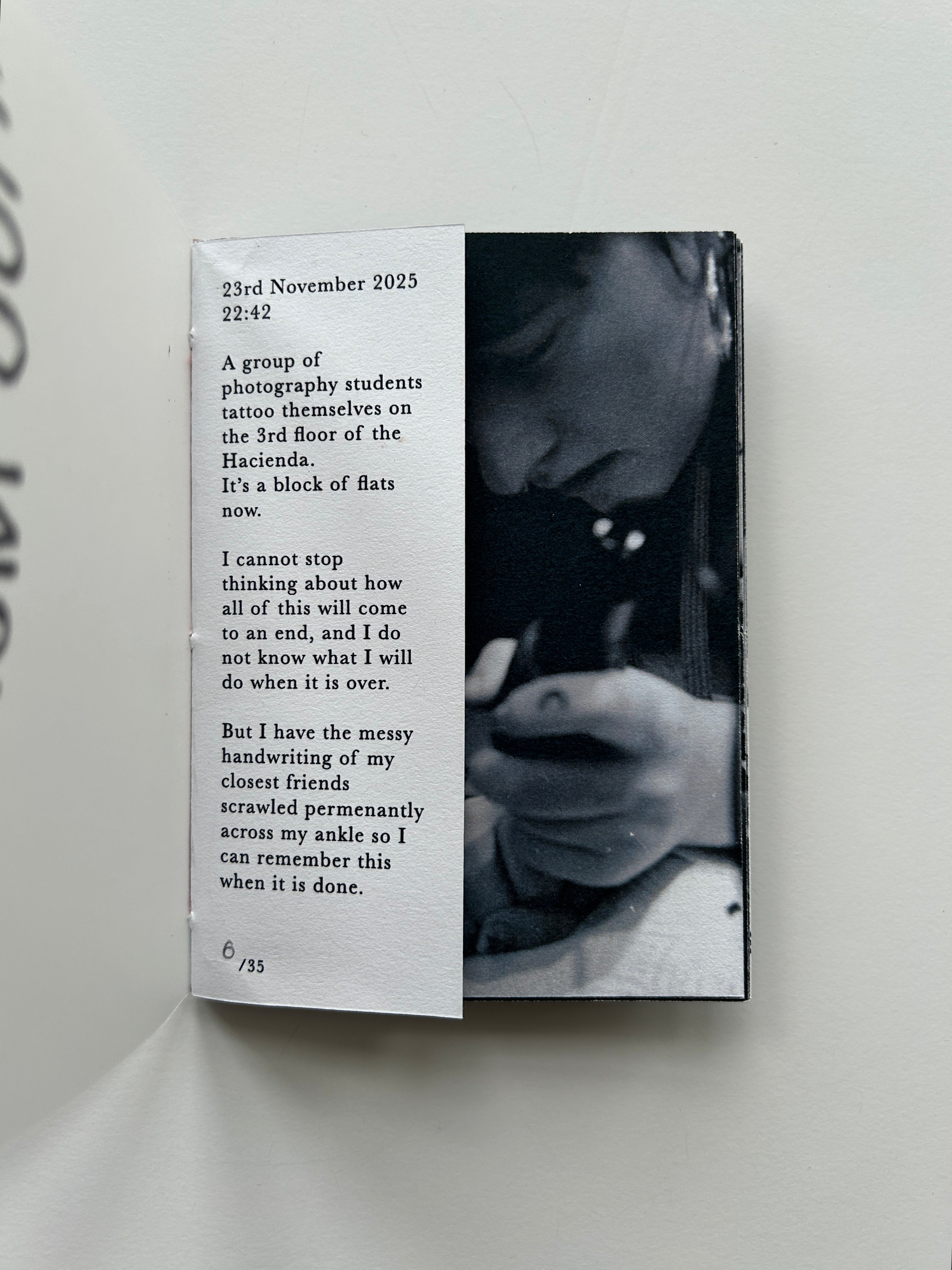'Tattoo Night' - A6 Zine